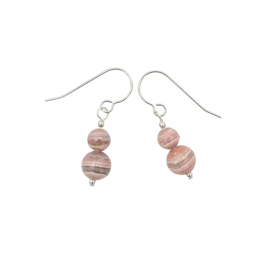 Rhodochrosite ~ Necklace & Earrings Set Earth Song Jewelry