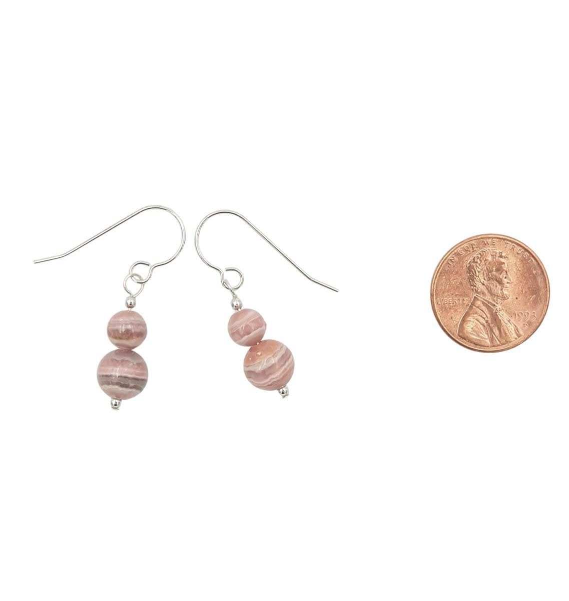 Rhodochrosite ~ Necklace & Earrings Set Earth Song Jewelry