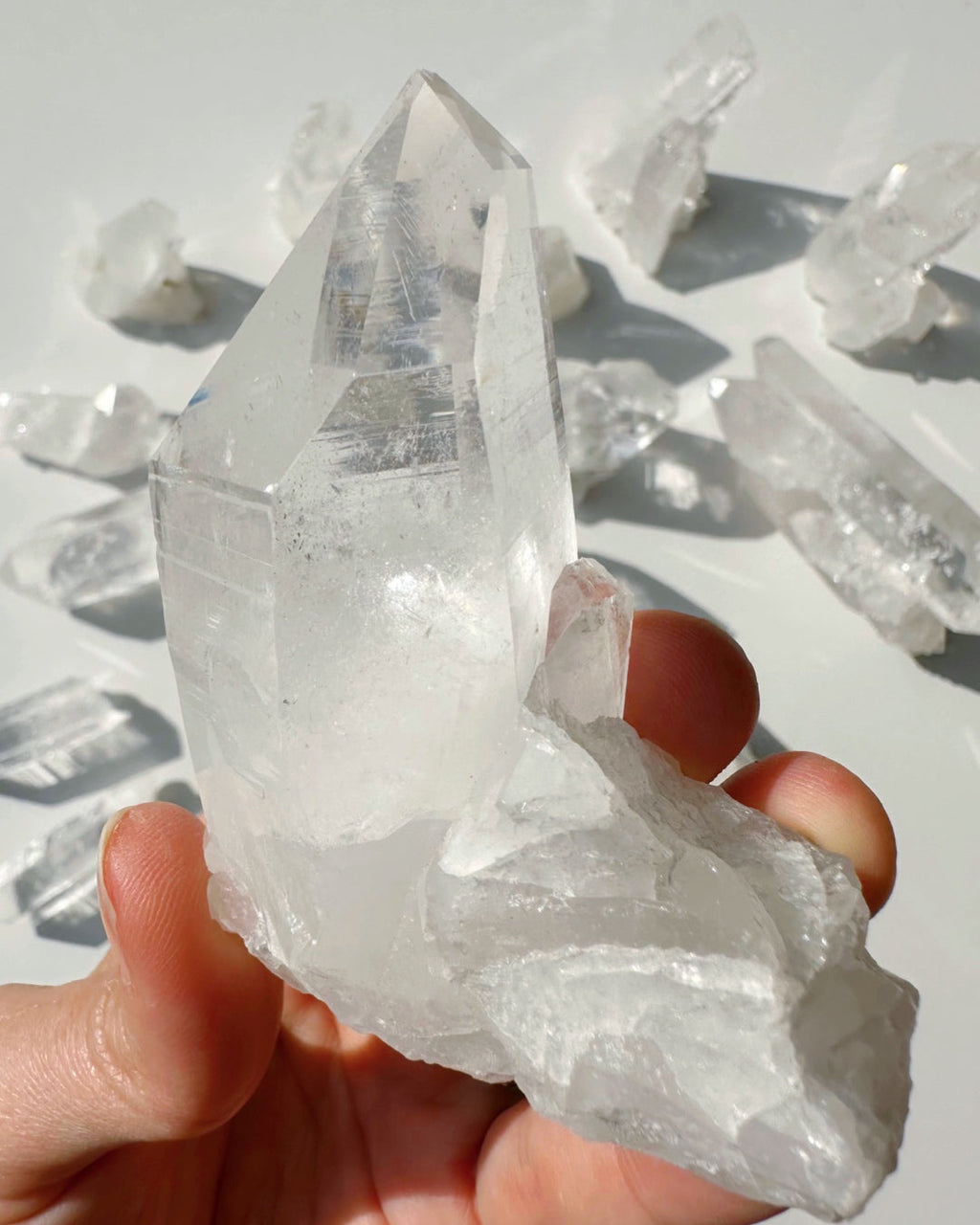 Arkansas Quartz Point B - Super Clear Baltic Mermaid