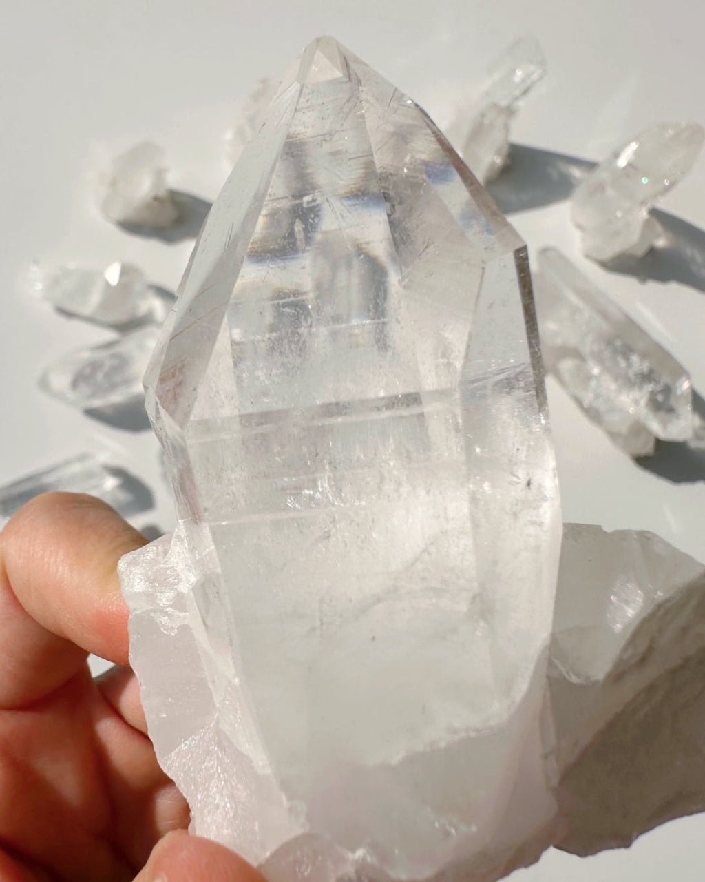 Arkansas Quartz Point B - Super Clear Baltic Mermaid