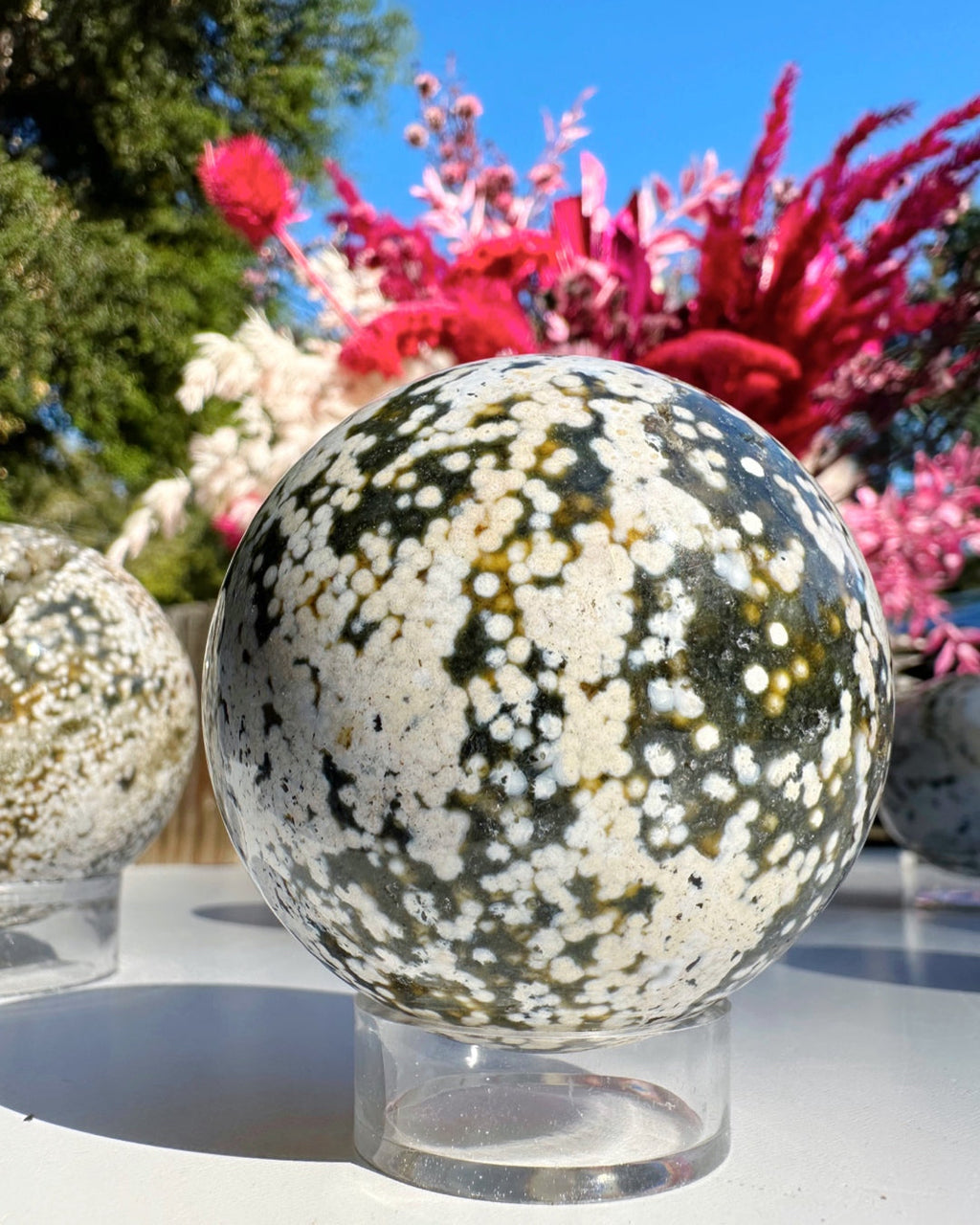 Ocean Jasper Sphere Baltic Mermaid
