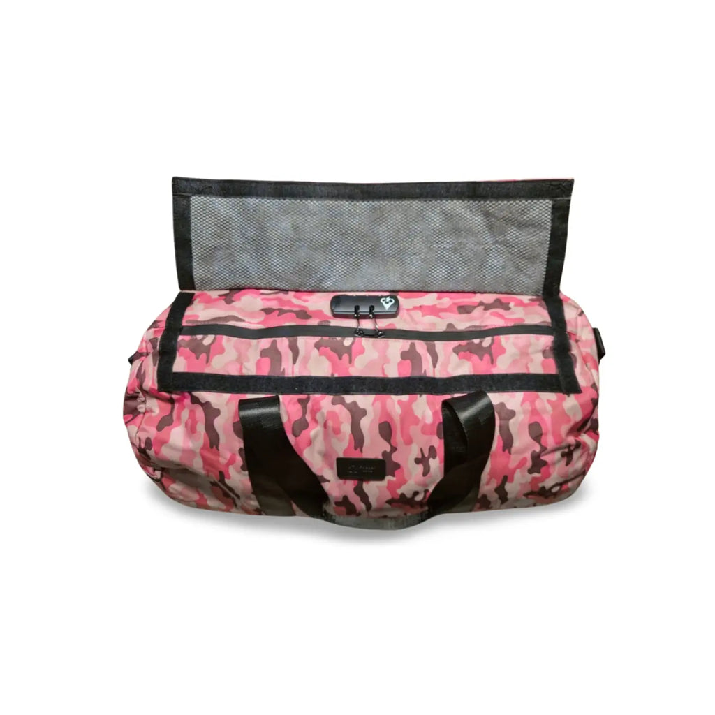 Essential Smell Proof Max Duffle Bag - Fashionable, Discreet + Hidden Lock (FireBar Labs x PBAL) Safely Fashion Powered by FireBar Labs