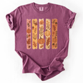 Fall Brush Stroke Floral Pumpkin Harvest Edition Autumn Collection Comfort Colors Tee Refinery No. 1