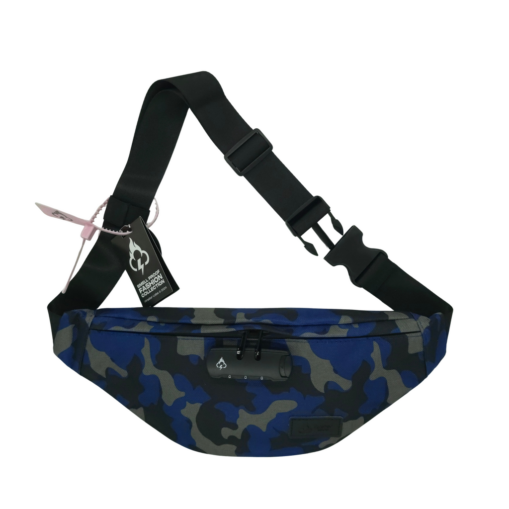 Essential Smell Proof Fanny Pack / Shoulder Bag - Fashionable, Discreet + Hidden Lock (FireBar Labs x PBAL) Safely Fashion Powered by FireBar Labs
