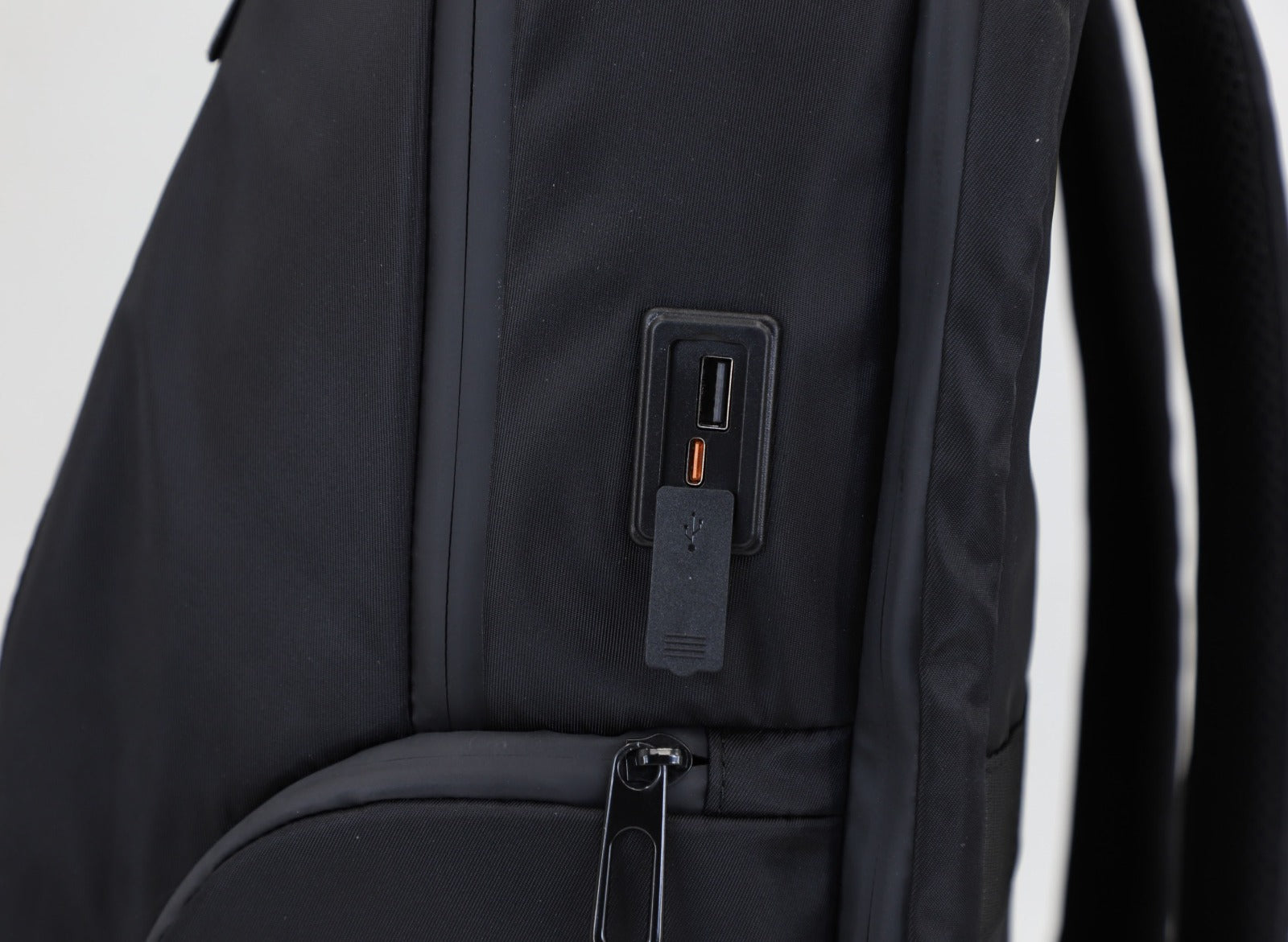 Executive Tech Elite Backpack w/USB-C Fast Charge Port + Hidden Lock (FireBar Labs x PBAL) Safely Fashion Powered by FireBar Labs