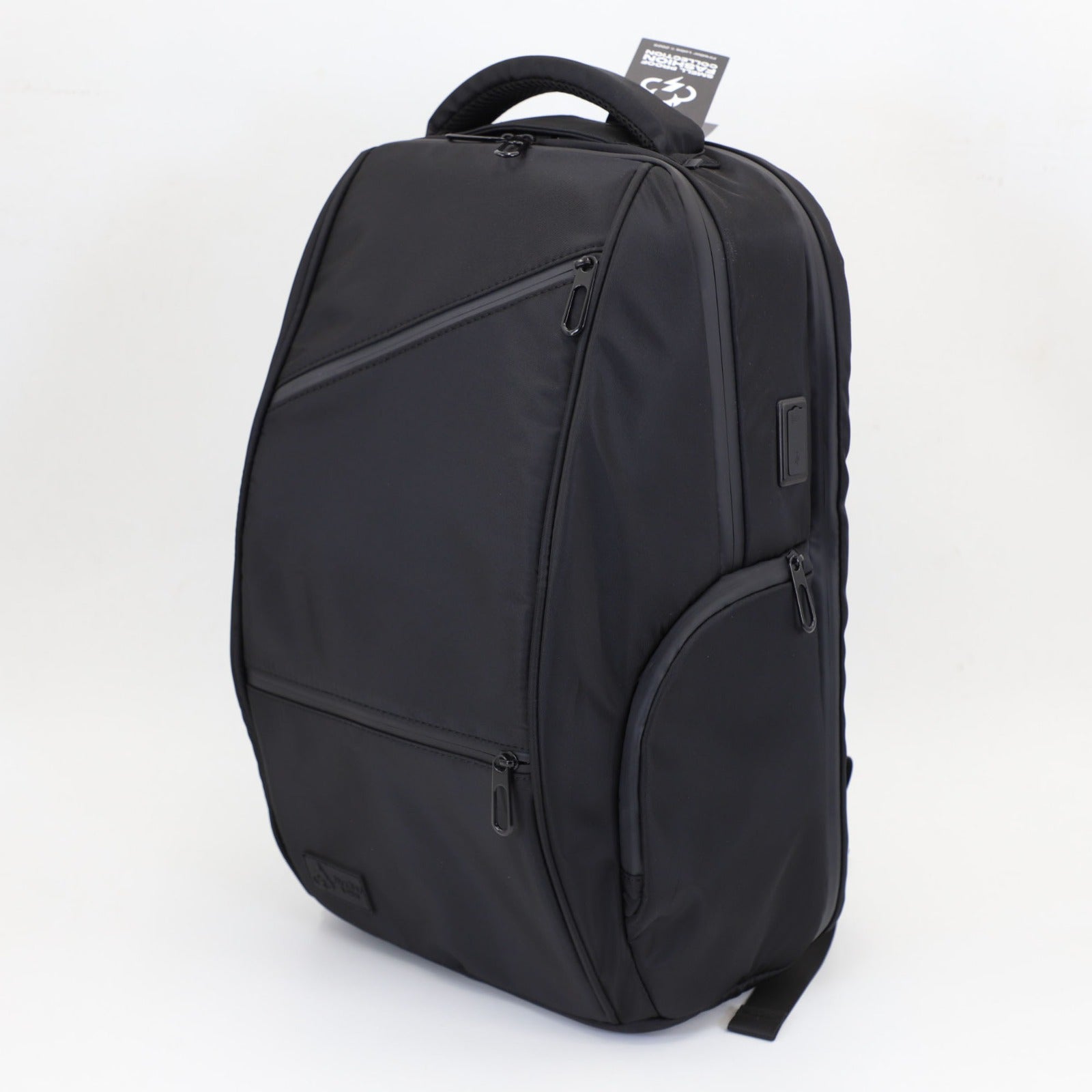Executive Tech Elite Backpack w/USB-C Fast Charge Port + Hidden Lock (FireBar Labs x PBAL) Safely Fashion Powered by FireBar Labs