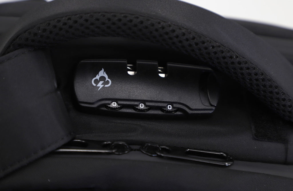 Executive Tech Elite Backpack w/USB-C Fast Charge Port + Hidden Lock (FireBar Labs x PBAL) Safely Fashion Powered by FireBar Labs