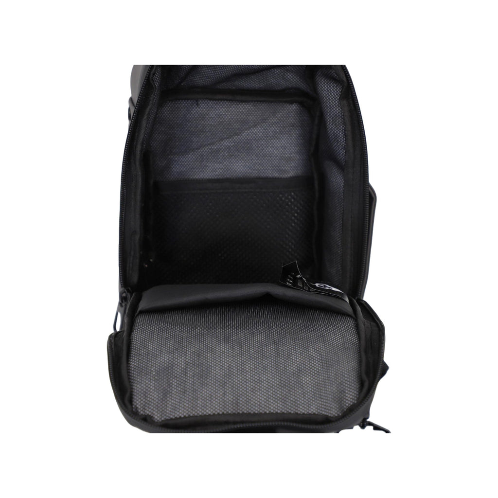 Executive Tech Smell Proof Crossbody w/USB-C Fast Charge Port + Hidden Lock (FireBar Labs x PBAL) Safely Fashion Powered by FireBar Labs