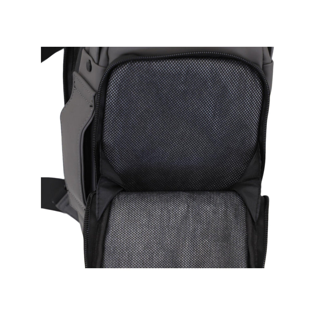 Executive Tech Smell Proof Crossbody w/USB-C Fast Charge Port + Hidden Lock (FireBar Labs x PBAL) Safely Fashion Powered by FireBar Labs