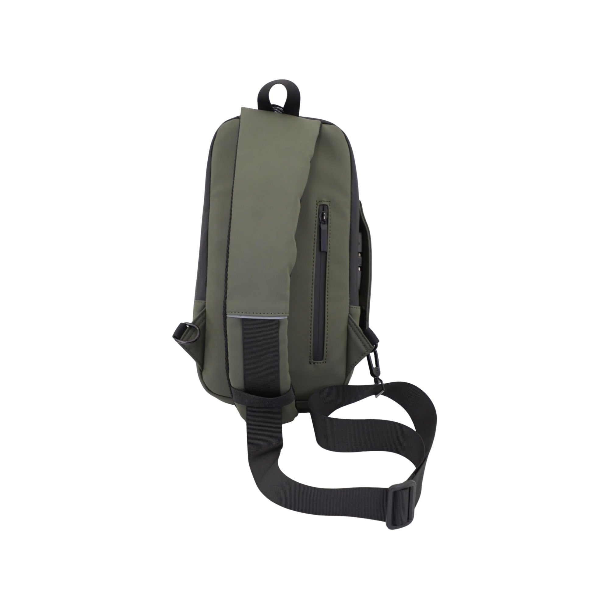 Executive Tech Smell Proof Crossbody w/USB-C Fast Charge Port + Hidden Lock (FireBar Labs x PBAL) Safely Fashion Powered by FireBar Labs