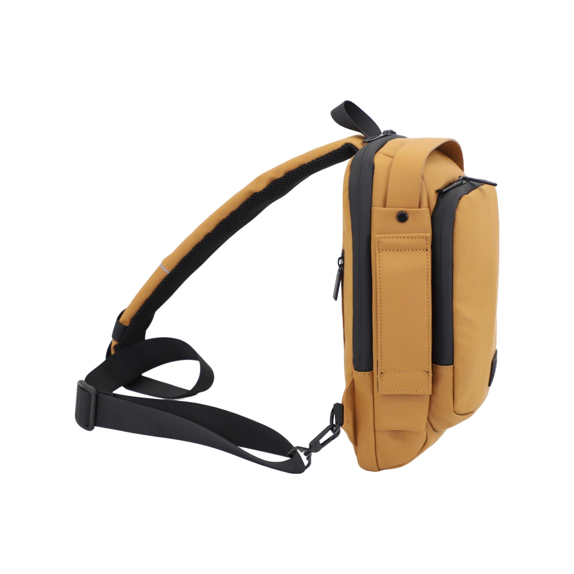 Executive Tech Smell Proof Crossbody w/USB-C Fast Charge Port + Hidden Lock (FireBar Labs x PBAL) Safely Fashion Powered by FireBar Labs