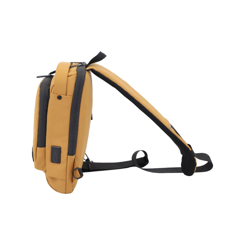 Executive Tech Smell Proof Crossbody w/USB-C Fast Charge Port + Hidden Lock (FireBar Labs x PBAL) Safely Fashion Powered by FireBar Labs