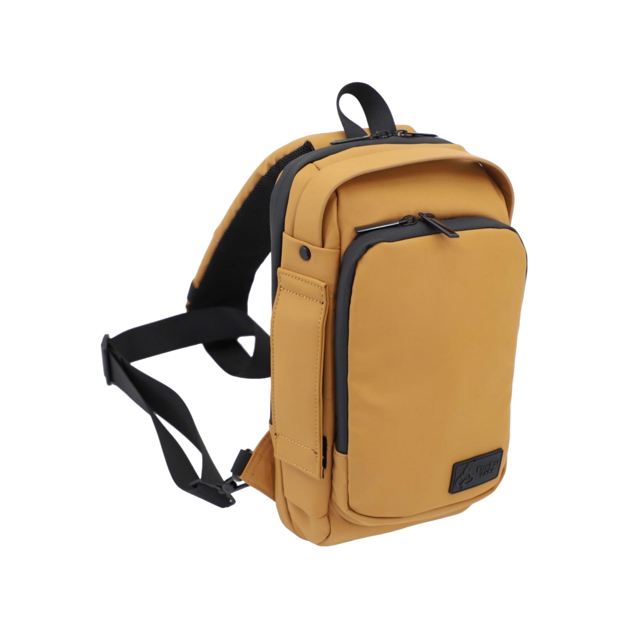 Executive Tech Smell Proof Crossbody w/USB-C Fast Charge Port + Hidden Lock (FireBar Labs x PBAL) Safely Fashion Powered by FireBar Labs