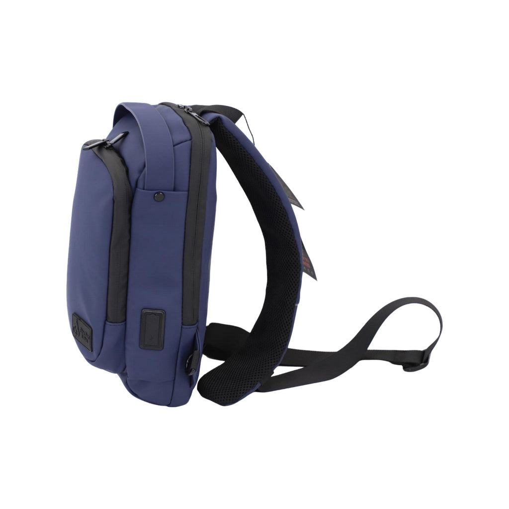 Executive Tech Smell Proof Crossbody w/USB-C Fast Charge Port + Hidden Lock (FireBar Labs x PBAL) Safely Fashion Powered by FireBar Labs