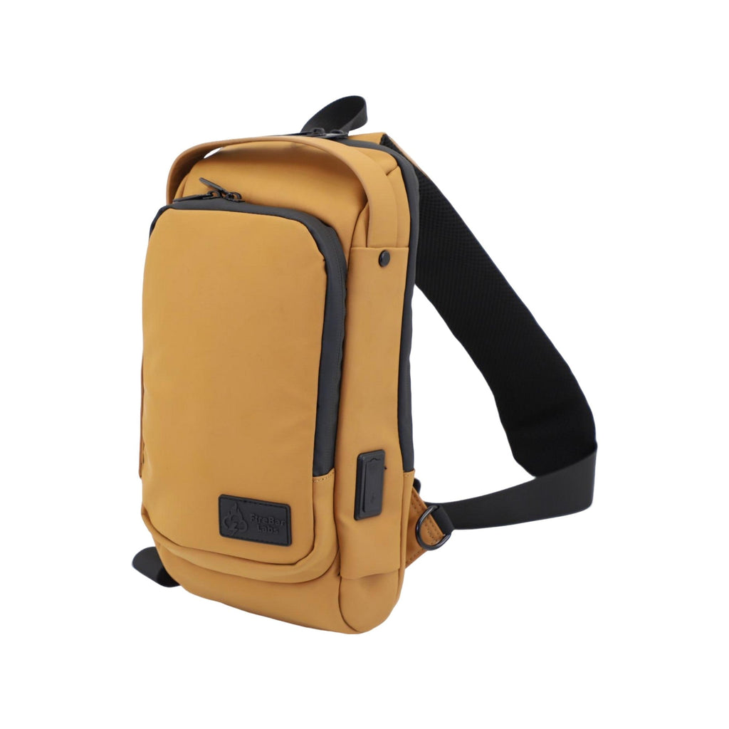 Executive Tech Smell Proof Crossbody w/USB-C Fast Charge Port + Hidden Lock (FireBar Labs x PBAL) Safely Fashion Powered by FireBar Labs