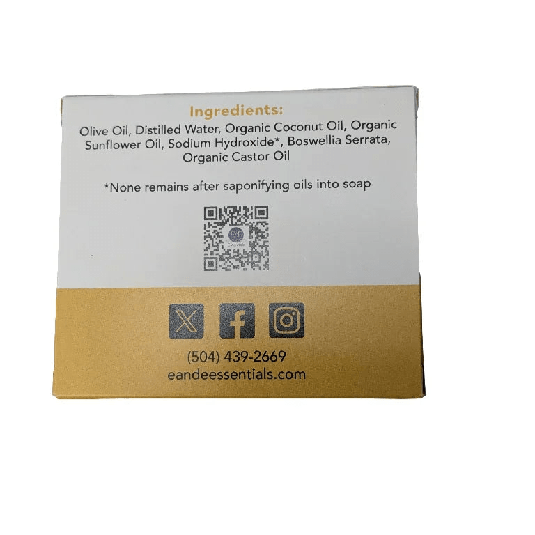 Frankincense Bar Soap E & E Essentials