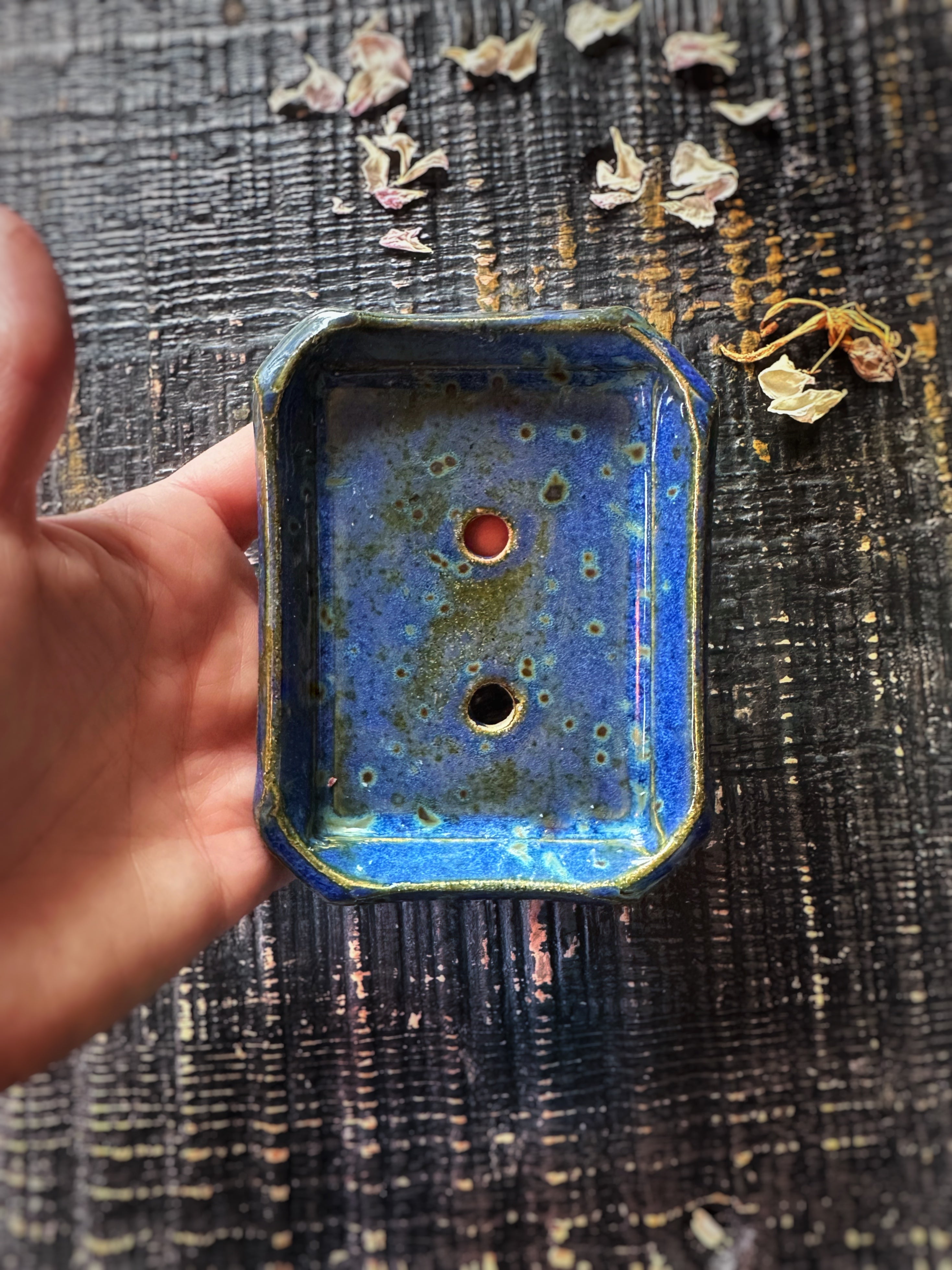 Lapis Blue, Ceramic Soap Dish Keven Craft Rituals