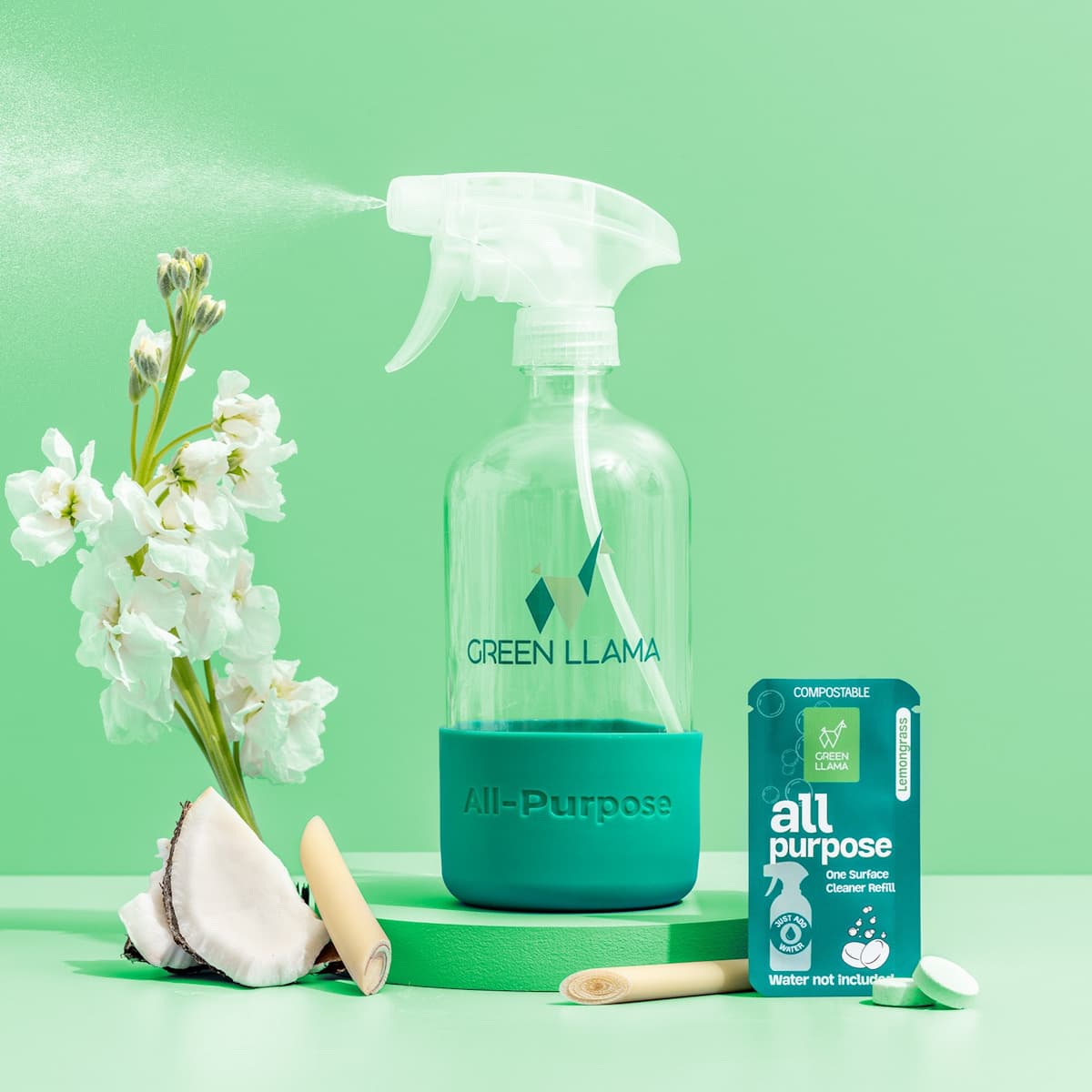 The Ultimate Home Kitchen Set Green Llama