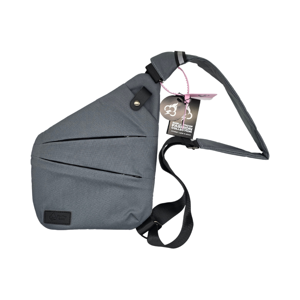 Essential Smell Proof Crossbody Bag - Fashionable, Discreet + Hidden Lock (FireBar Labs x PBAL) Safely Fashion Powered by FireBar Labs
