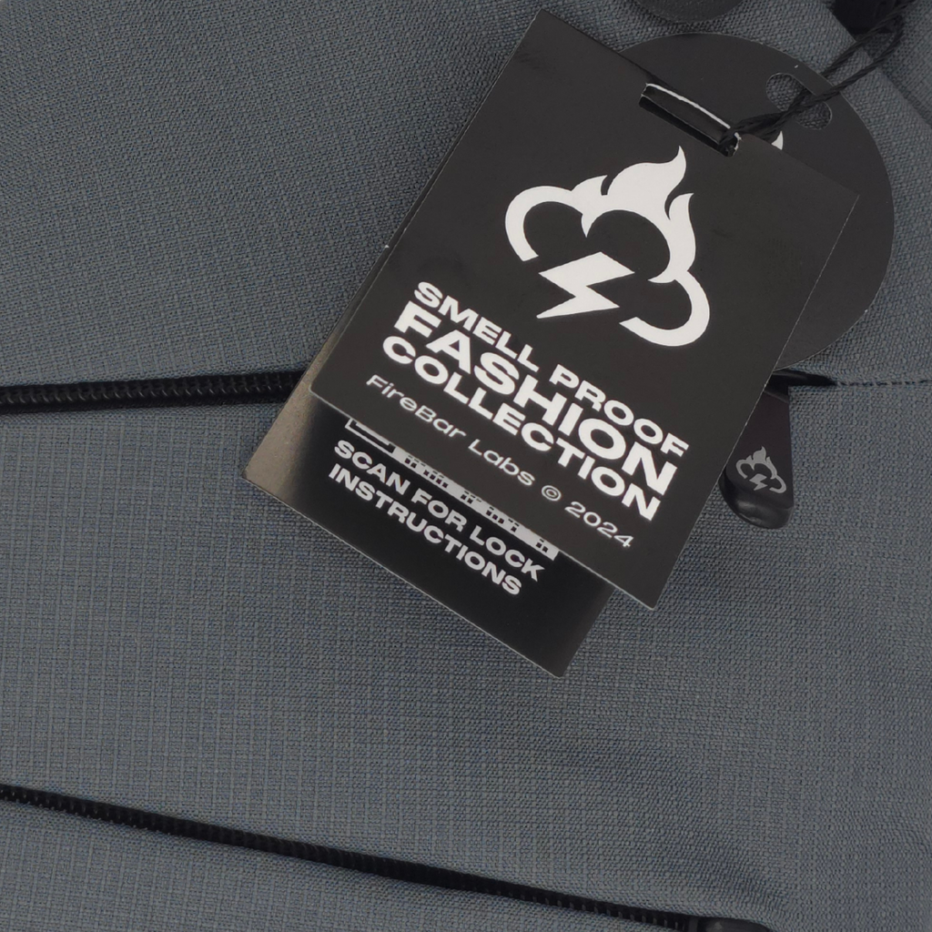 Essential Smell Proof Crossbody Bag - Fashionable, Discreet + Hidden Lock (FireBar Labs x PBAL) Safely Fashion Powered by FireBar Labs