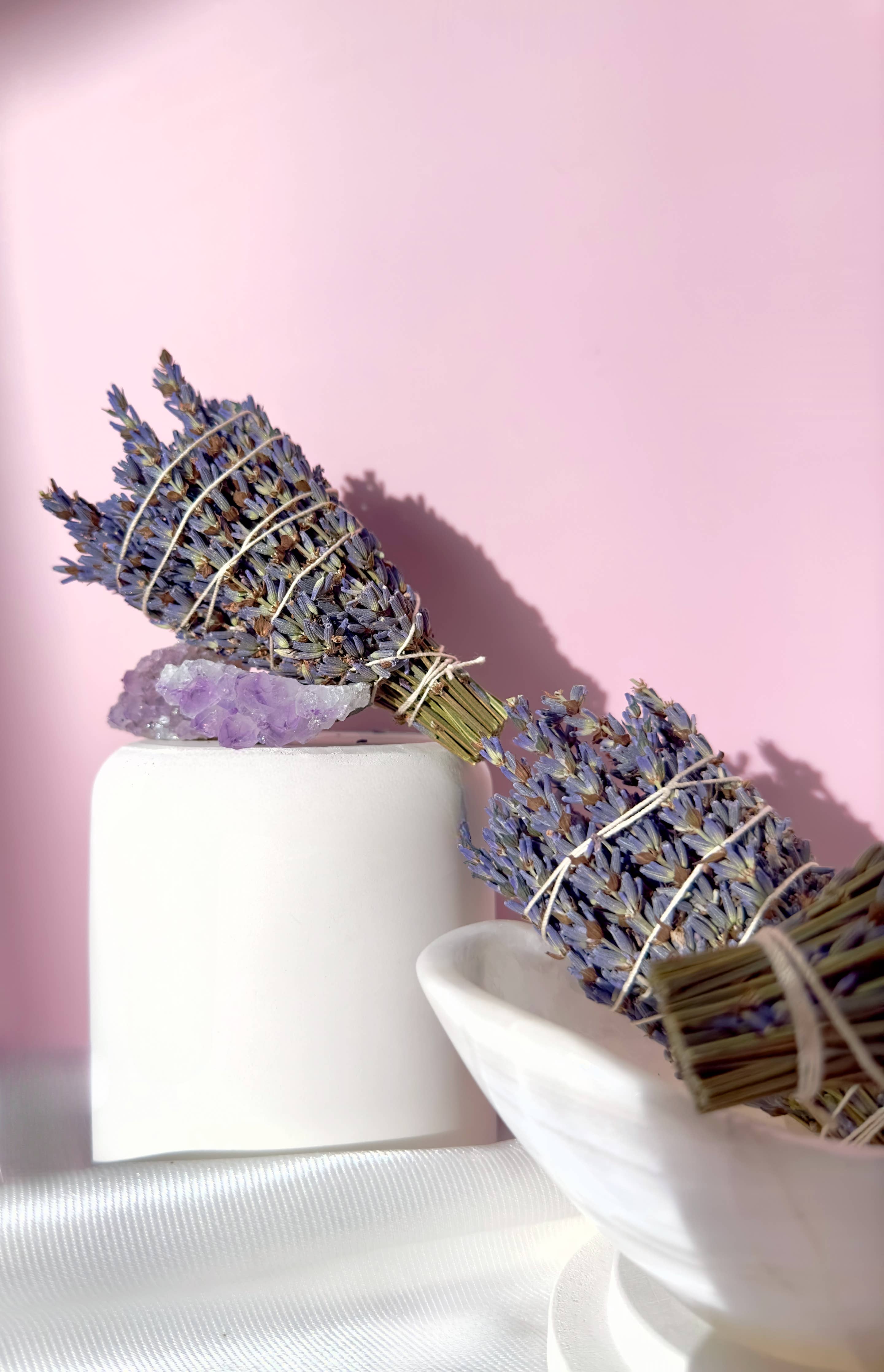 MINI LAVENDER Bundle - Cleanser - Smudge - Lavender Bunch Sage & Stone Apothecary