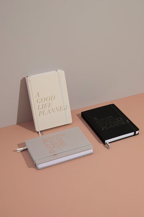 A Good Weekly Planner (12-Months Weekly Undated Planner) Harlow & Grey