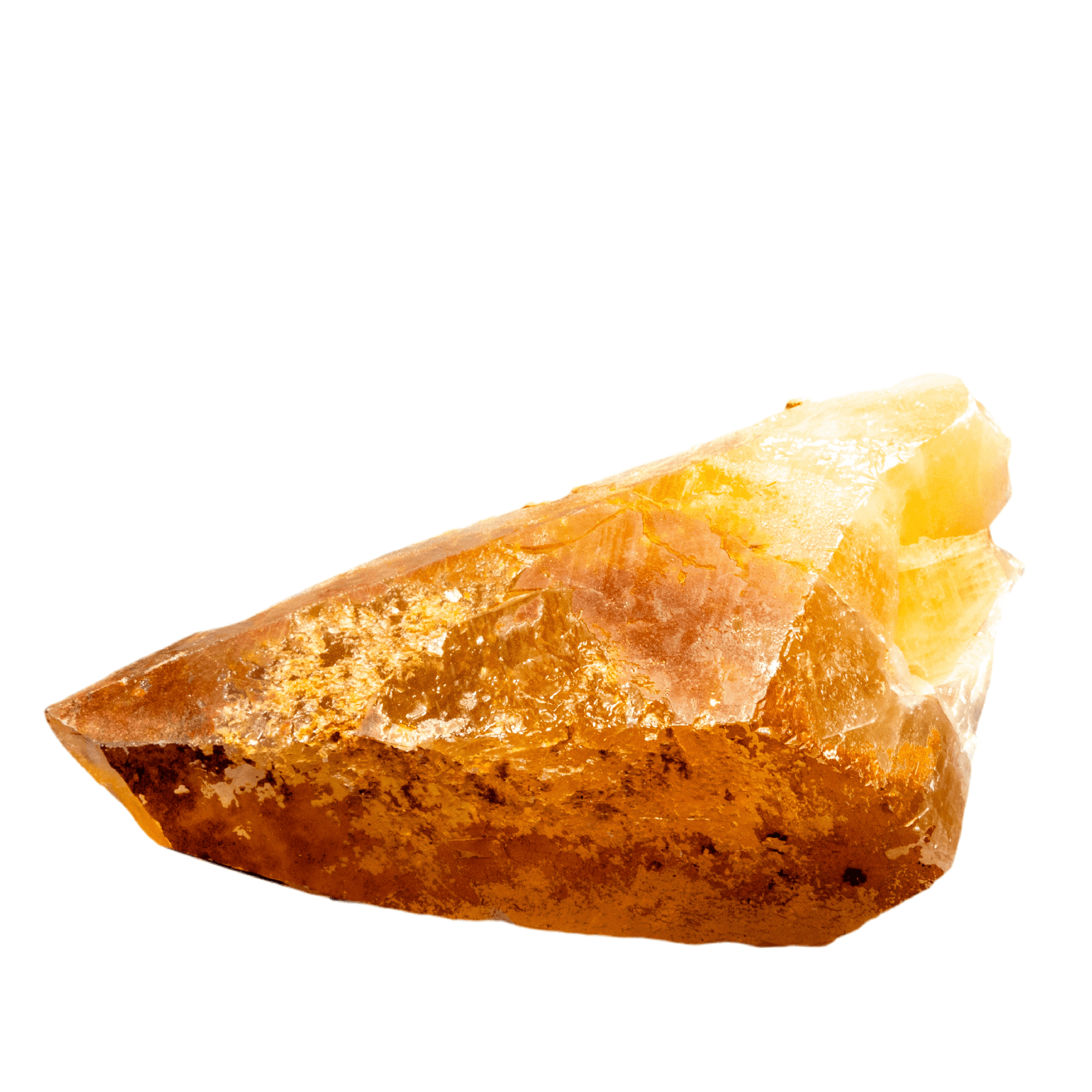 Honey Calcite Crystal Raw Point Confidence Specimen Crystal Destiny