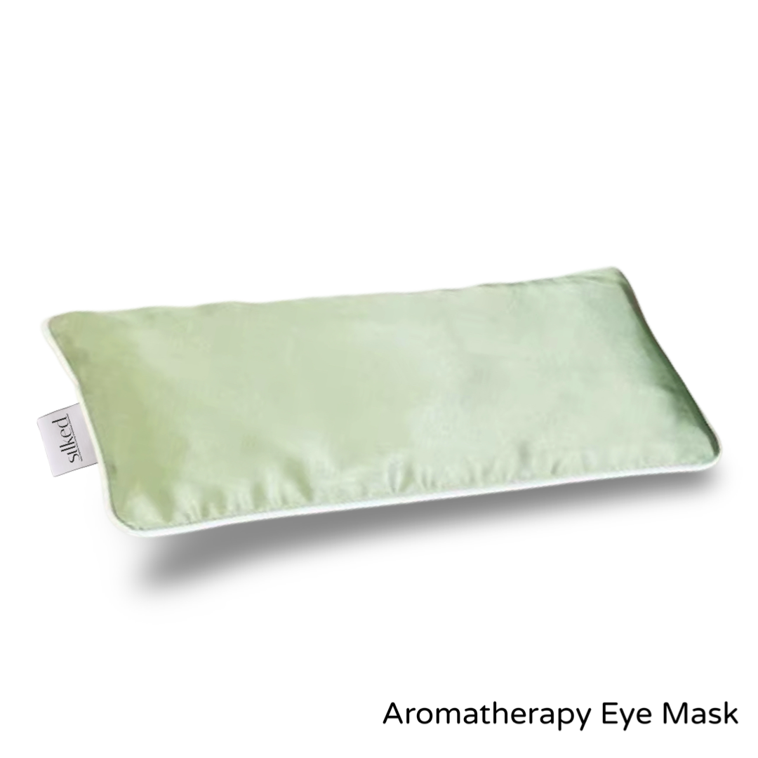 Silk Aromatherapy Weighted Eye Mask Pillow Silked LLC