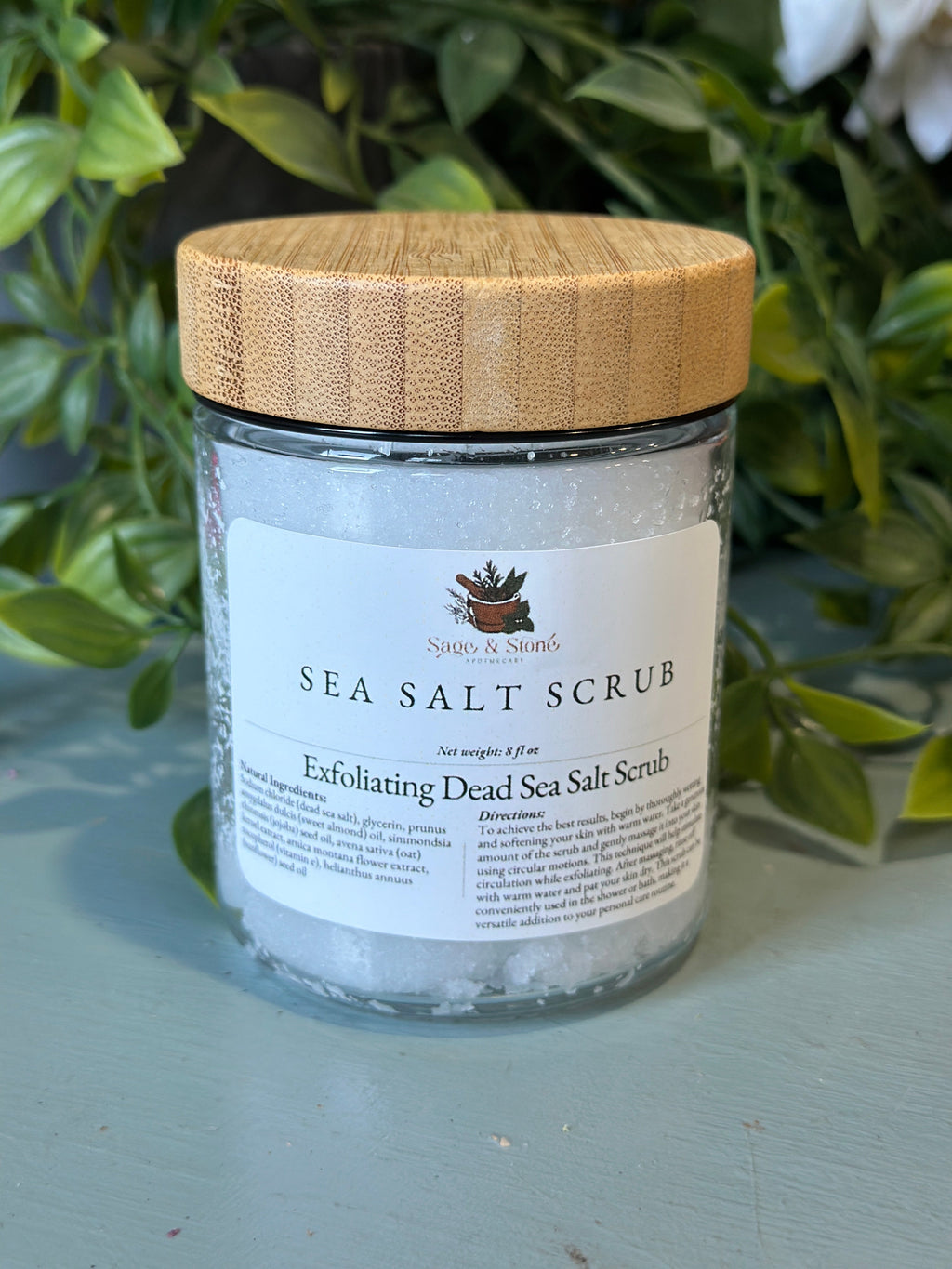 Exfoliating Dead Sea Salt Scrub Sage & Stone Apothecary