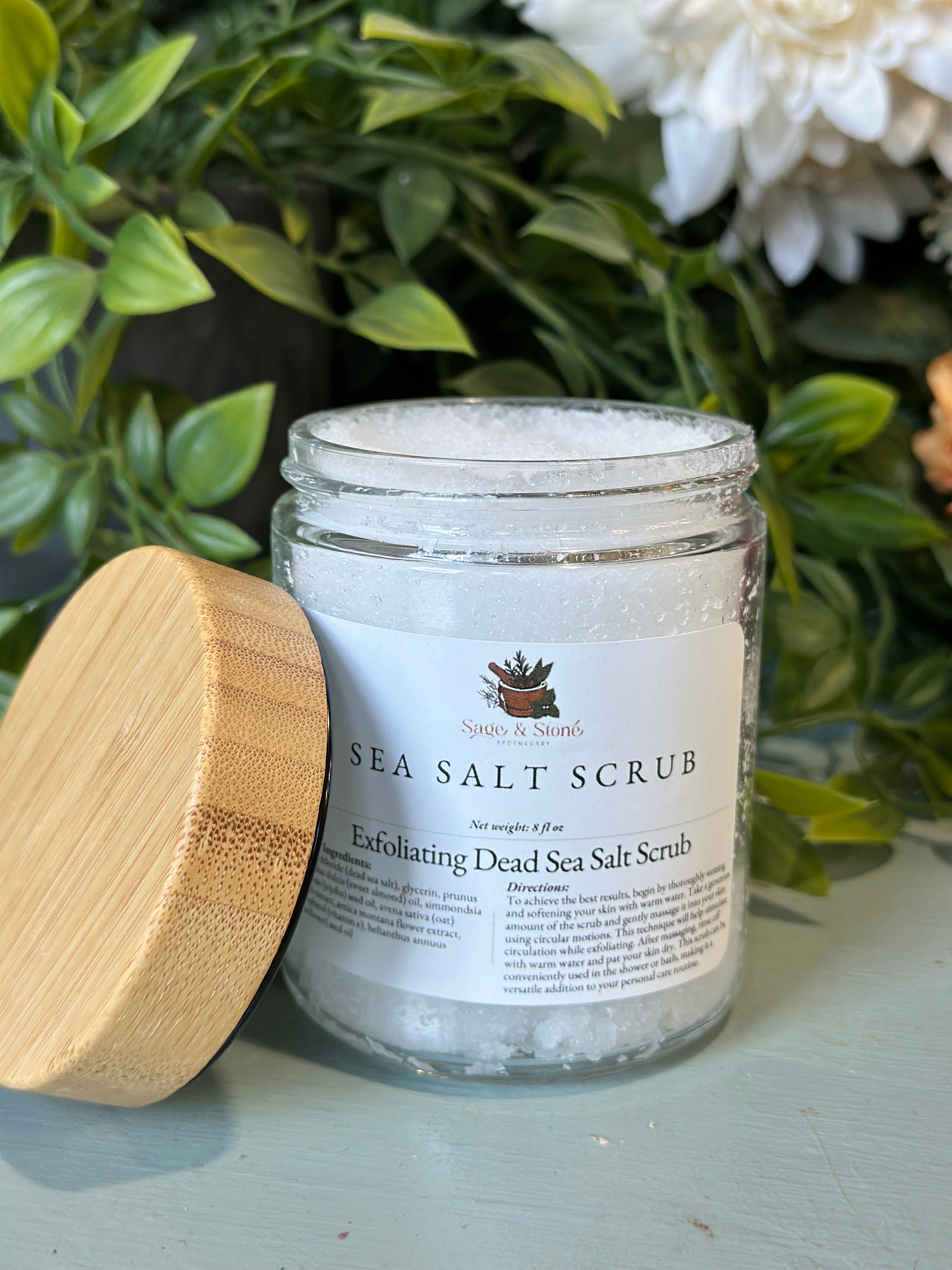Exfoliating Dead Sea Salt Scrub Sage & Stone Apothecary