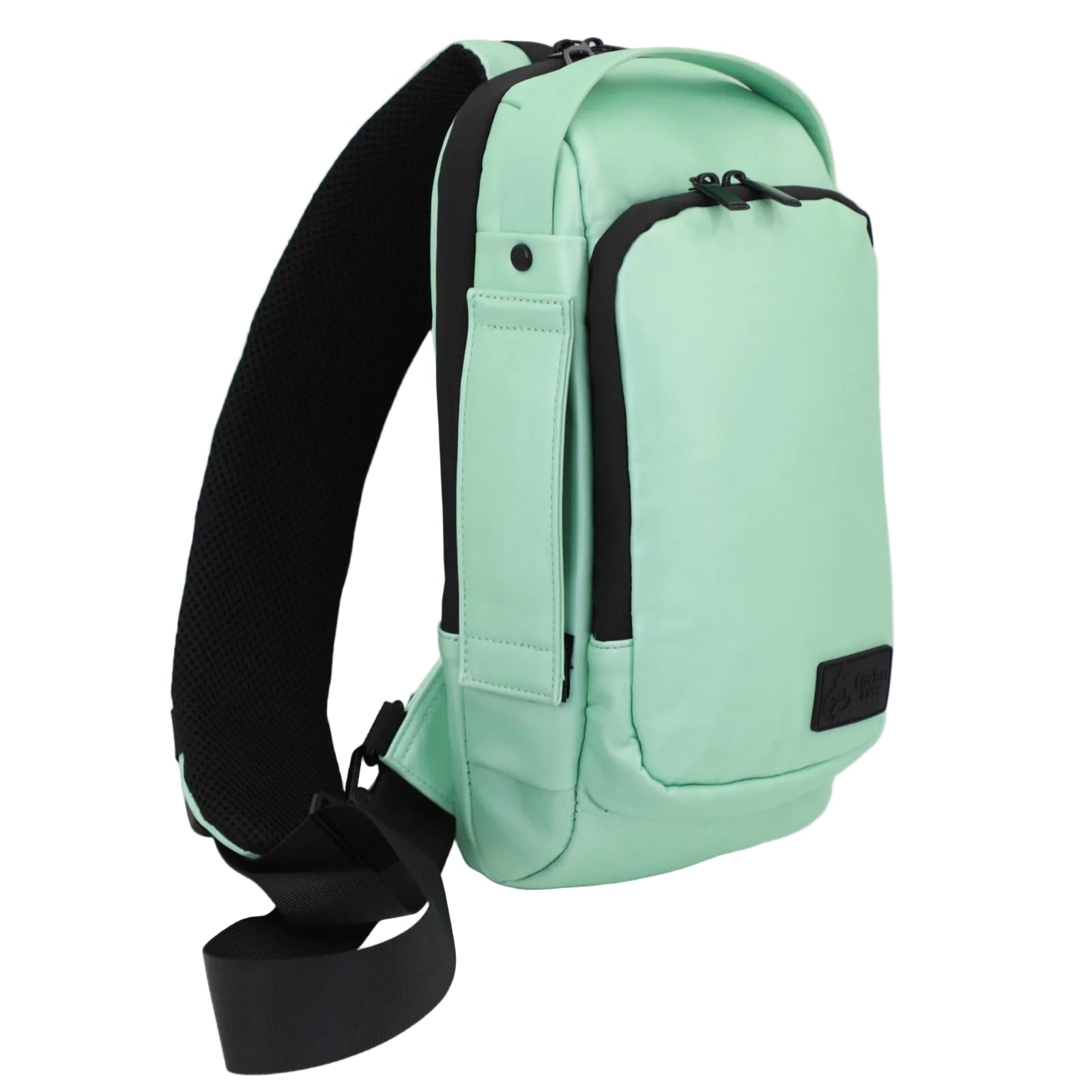 Executive Tech Smell Proof Crossbody w/USB-C Fast Charge Port + Hidden Lock (FireBar Labs x PBAL) Safely Fashion Powered by FireBar Labs
