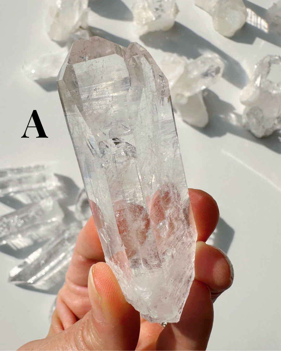 Arkansas Quartz Points - Super Clear Baltic Mermaid