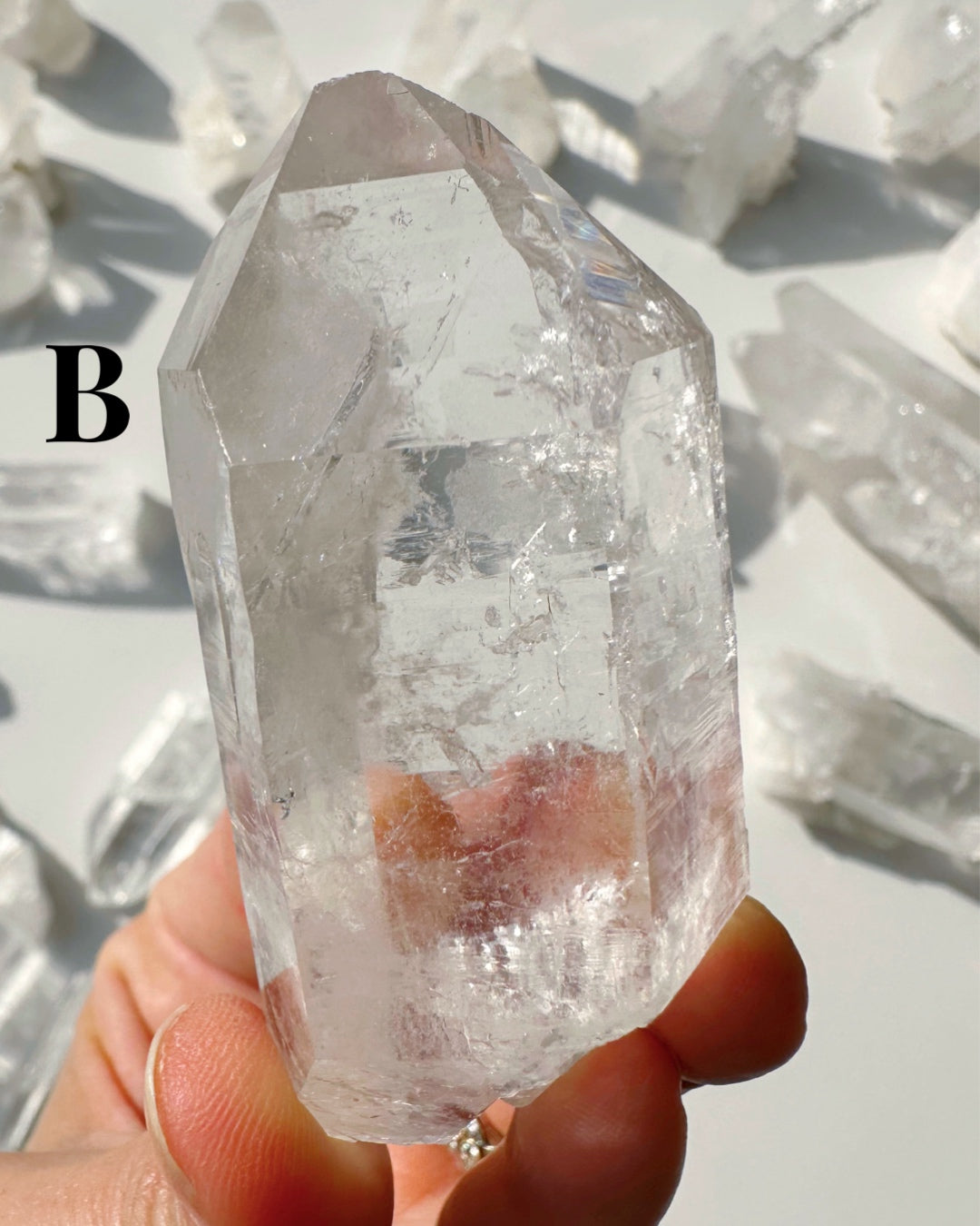 Arkansas Quartz Points - Super Clear Baltic Mermaid