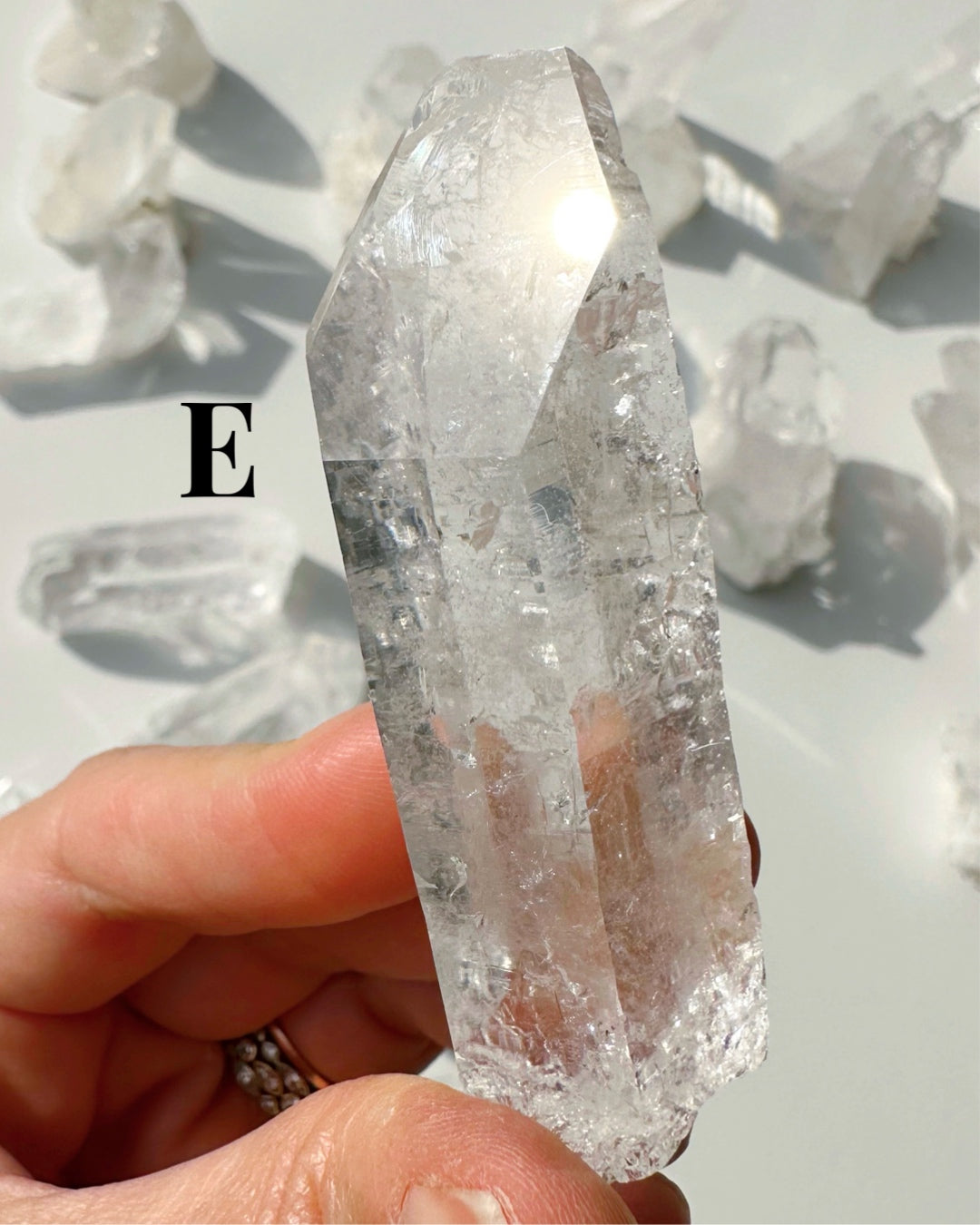 Arkansas Quartz Points - Super Clear Baltic Mermaid