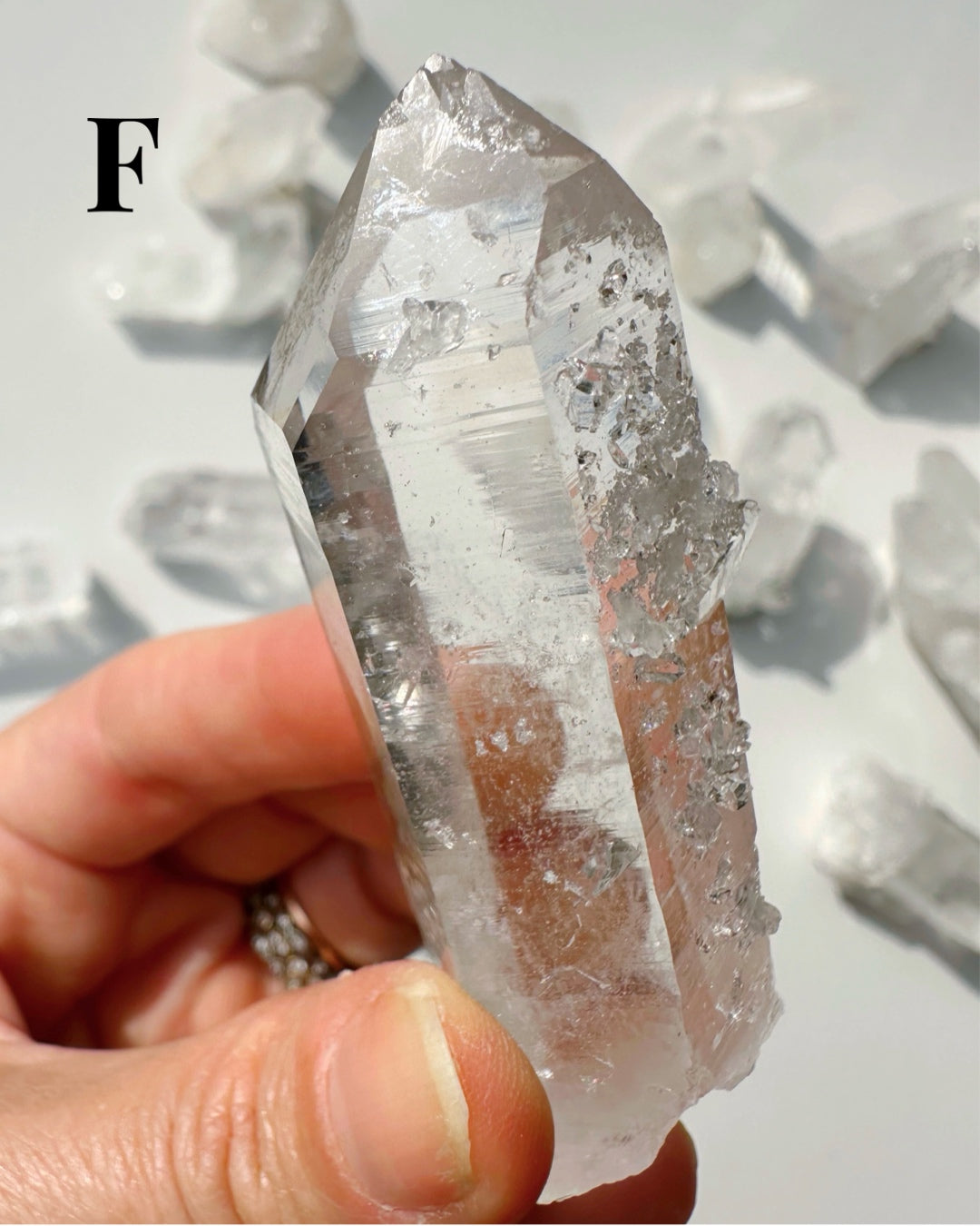 Arkansas Quartz Points - Super Clear Baltic Mermaid