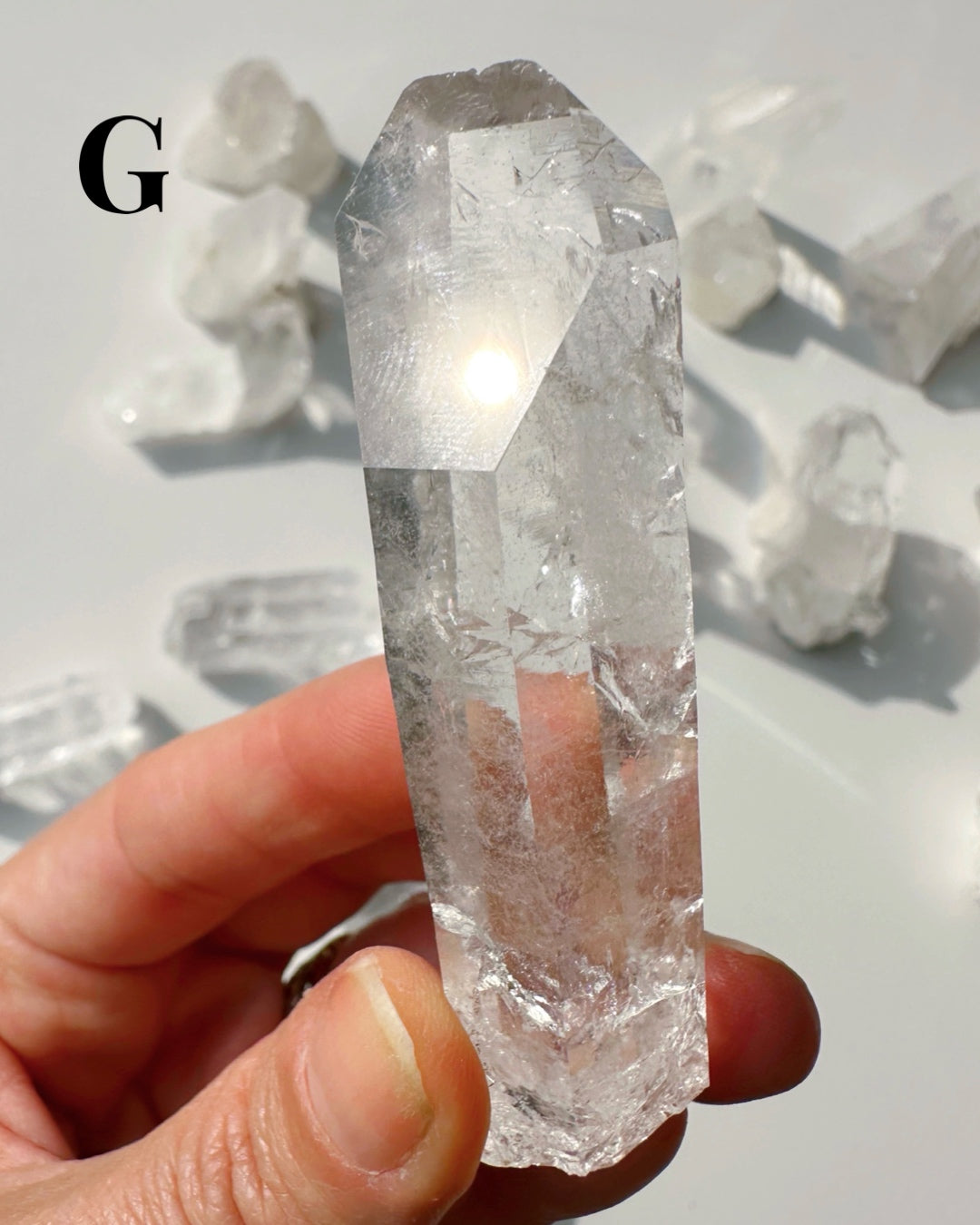 Arkansas Quartz Points - Super Clear Baltic Mermaid