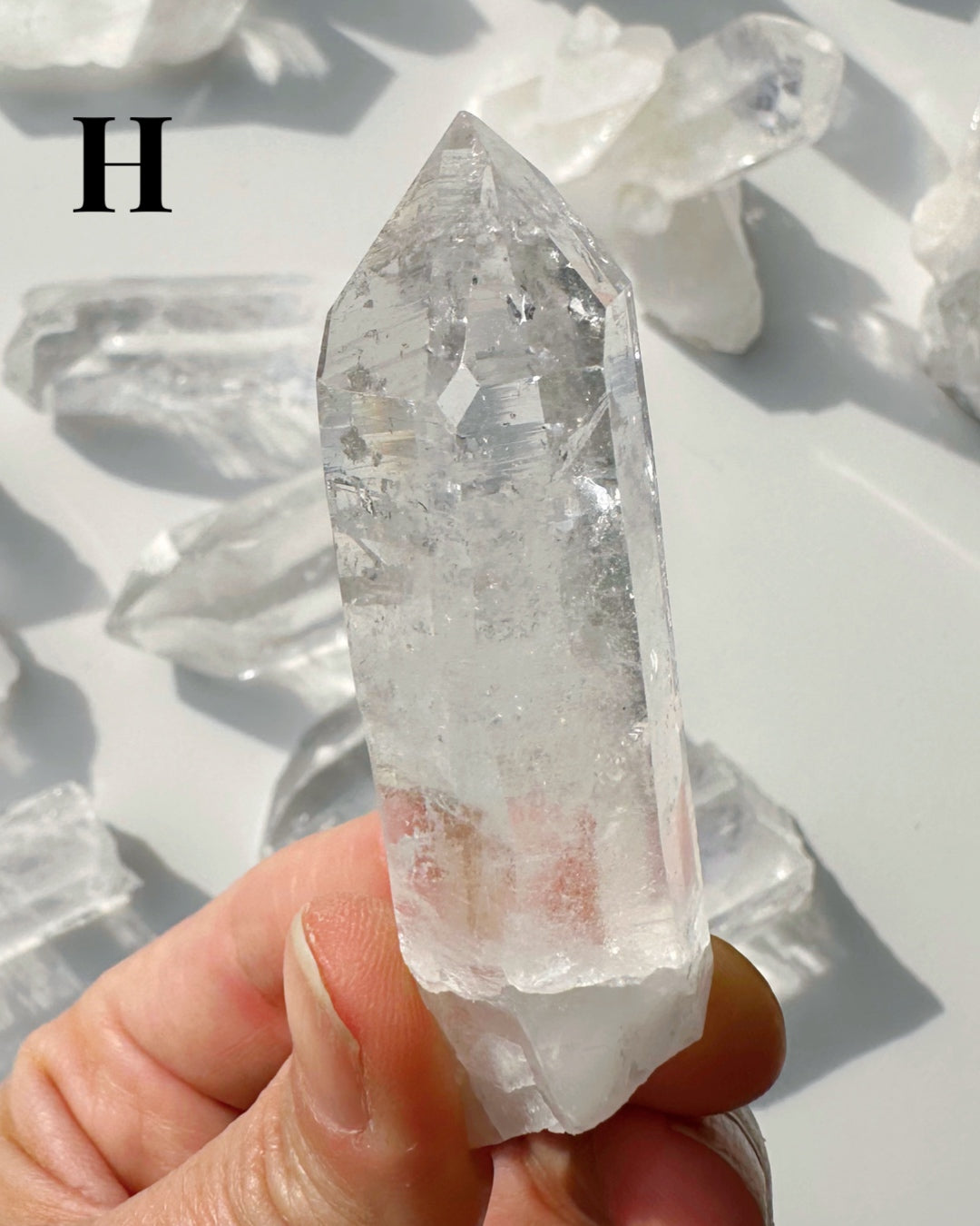 Arkansas Quartz Points - Super Clear Baltic Mermaid