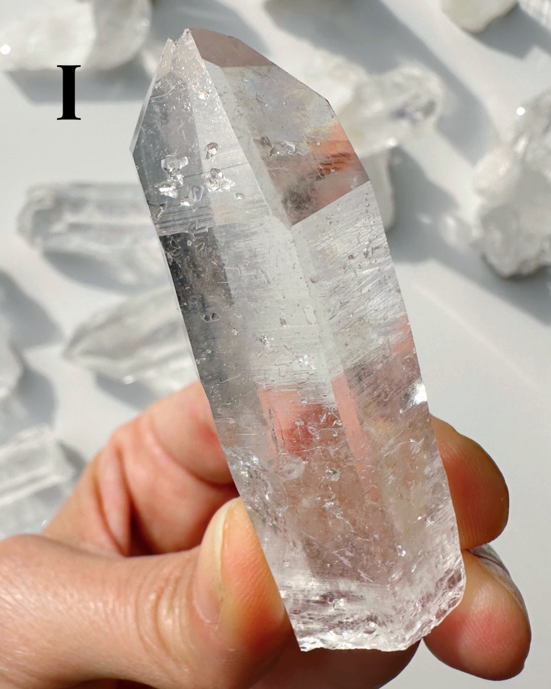 Arkansas Quartz Points - Super Clear Baltic Mermaid