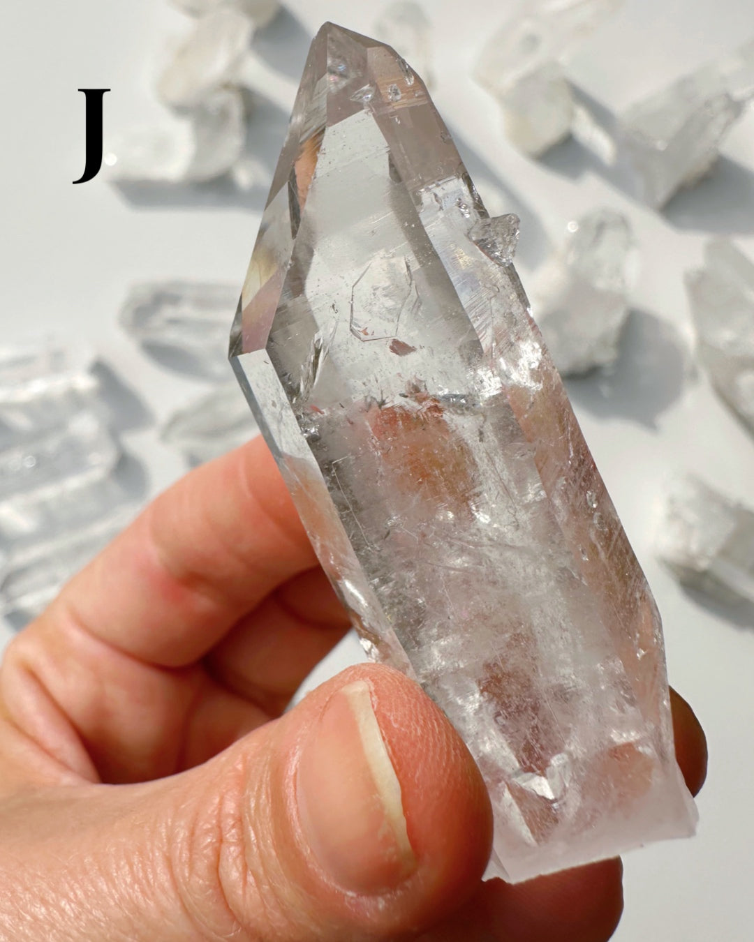 Arkansas Quartz Points - Super Clear Baltic Mermaid