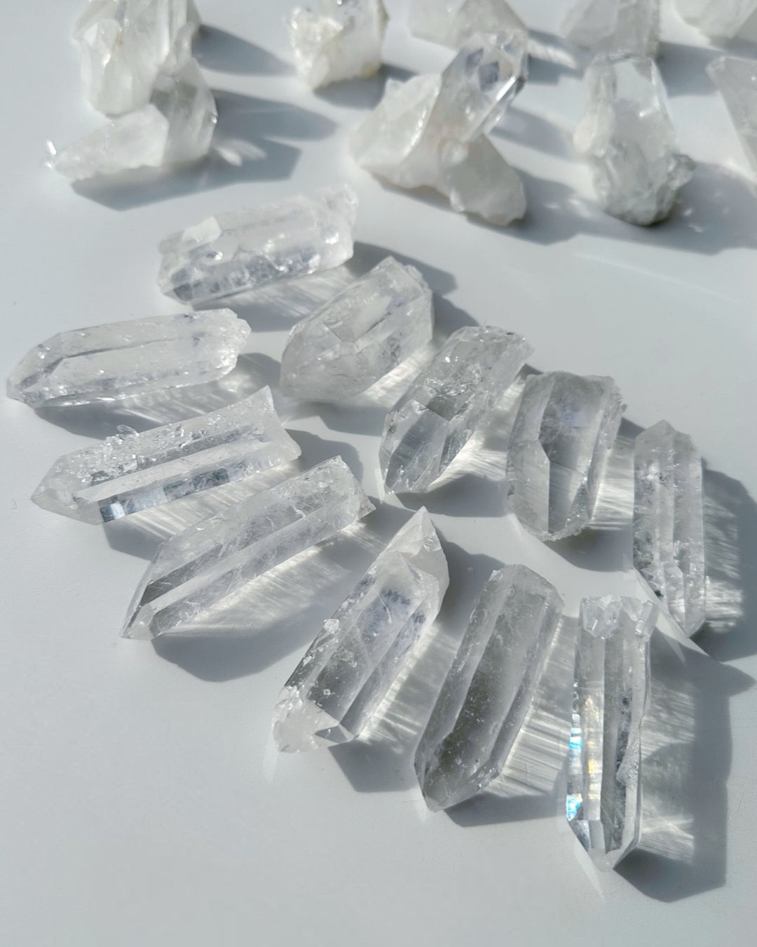 Arkansas Quartz Points - Super Clear Baltic Mermaid