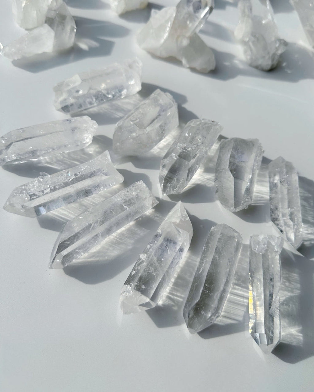 Arkansas Quartz Points - Super Clear Baltic Mermaid