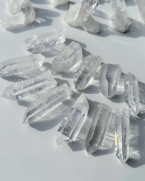 Arkansas Quartz Points - Super Clear Baltic Mermaid