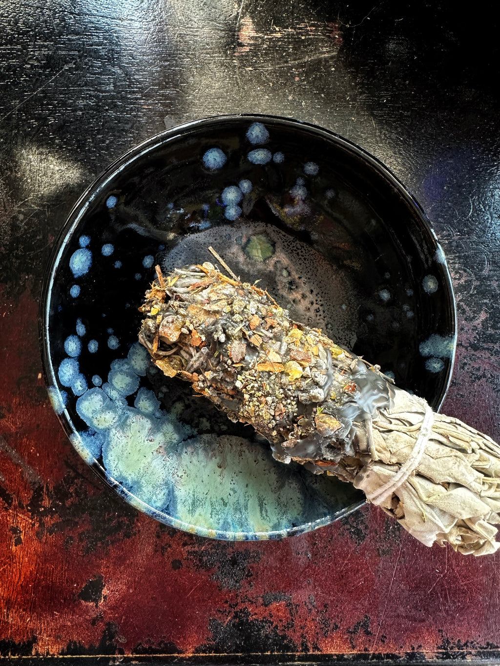 Abalone Luster Glazed Ceramic Bowls and Scrying Vessels Keven Craft Rituals