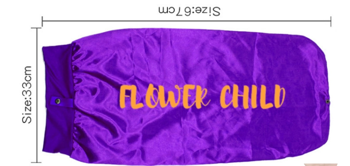 Satin Loc/Braid Bonnet Flower Child Loc Care LLC