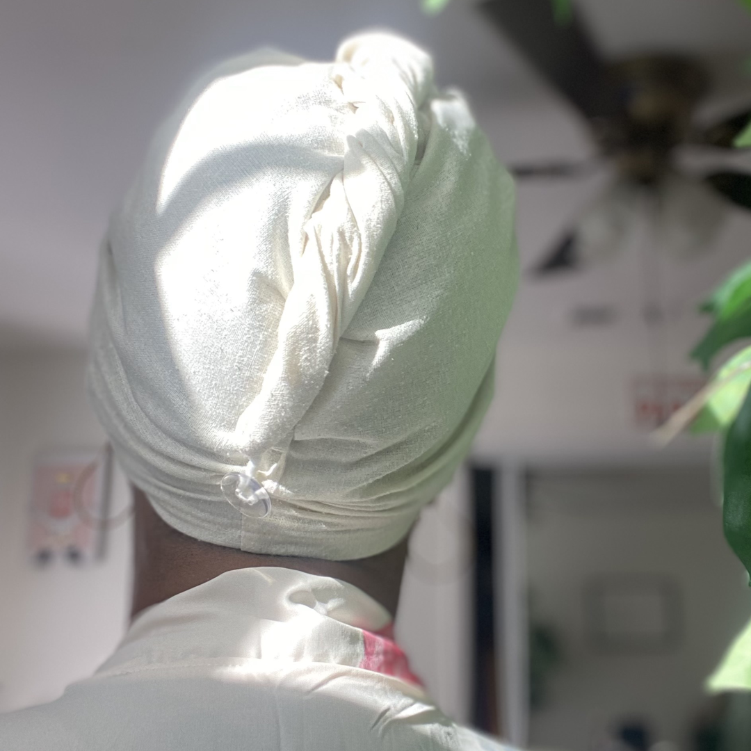 Magic Hair Towel Turban - 100% RAW Silk Silked LLC