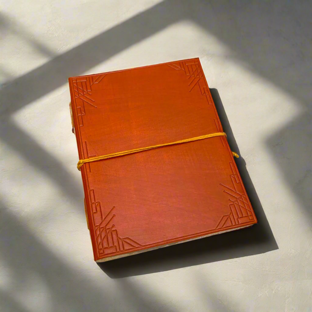 Plain Cover Leather Journal with Lined Pages Soothi