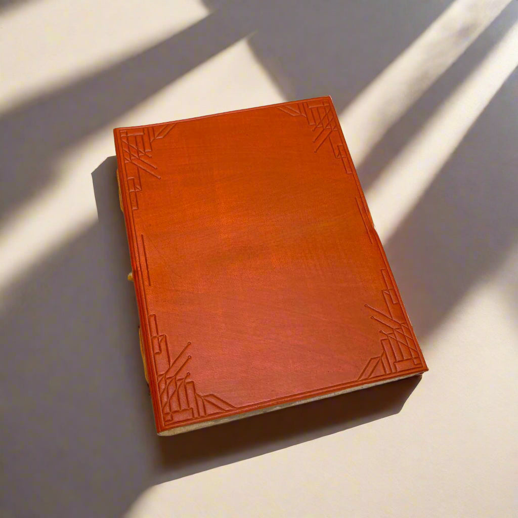 Plain Cover Leather Journal with Lined Pages Soothi