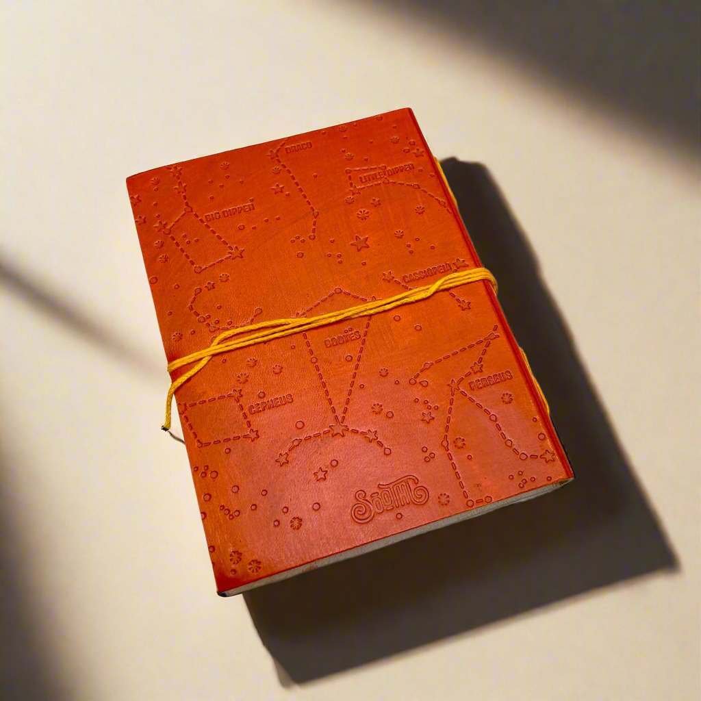 Plain Cover Leather Journal with Lined Pages Soothi
