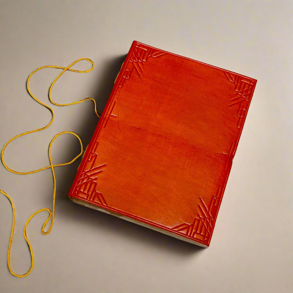 Plain Cover Leather Journal with Lined Pages Soothi