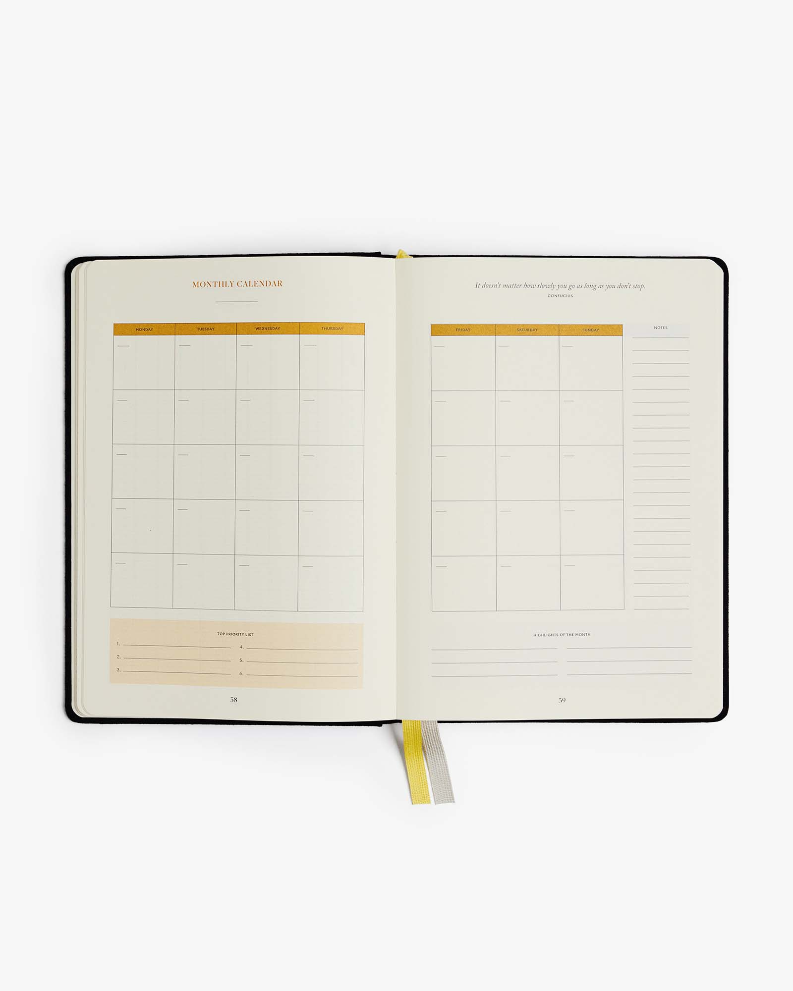 Productivity Planner - Black Intelligent Change